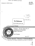 Cover page: PROBLEM: FOURIER SERIES FOR A COMBINATION OF JACOBIAN ELLIPTIC FUNCTIONS