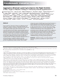 Cover page: Aggressive Afterload Lowering to Improve the Right Ventricle: A New Target for Medical Therapy in Pulmonary Arterial Hypertension?