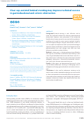 Cover page: Clear cap-assisted luminal stenting may improve technical success in gastroduodenal and colonic obstruction