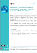 Cover page: Association of anti-tuberculosis drug concentrations in hair and treatment outcomes in MDR- and XDR-TB