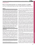 Cover page: Role of oleoylethanolamide as a feeding regulator in goldfish