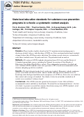 Cover page: State-level education standards for substance use prevention programs in schools: a systematic content analysis.