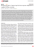 Cover page: Design principles of improving the dose-response alignment in coupled GTPase switches