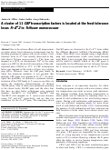 Cover page: A cluster of 11 CBF transcription factors is located at the frost tolerance locus Fr-Am2 in Triticum monococcum