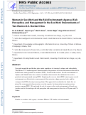 Cover page: Women in Sex Work and the Risk Environment: Agency, Risk Perception, and Management in the Sex Work Environments of Two Mexico-U.S. Border Cities