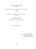 Cover page: Optimizing Performance of a Thermal Energy Storage System