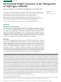 Cover page: International Delphi Consensus on the Management of AQP4-IgG+ NMOSD: Recommendations for Eculizumab, Inebilizumab, and Satralizumab.