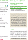 Cover page: Isotopic and genetic methods reveal the role of the gut microbiome in mammalian host essential amino acid metabolism