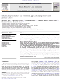 Cover page: Inflammatory biomarkers and emotional approach coping in men with prostate cancer