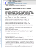 Cover page: Dysregulation of serum bile acids and FGF19 in alcoholic hepatitis