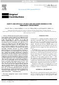 Cover page: Safety and Efficacy of Milk and Molasses Enemas in the Emergency Department