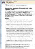 Cover page: Ibrutinib versus Ofatumumab in Previously Treated Chronic Lymphoid Leukemia