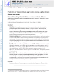 Cover page: Predictors of insubordinate aggression among captive female rhesus macaques