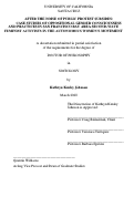 Cover page: After the Noise of Public Protest Subsides: Case Studies of Oppositional Gender Consciousness and Practices in San Francisco Bay Area Second-Wave Feminist Activists in the Autonomous Women’s Movement