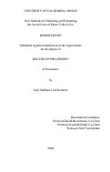 Cover page: New Methods for Modeling and Estimating the Social Costs of Motor Vehicle Use