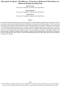 Cover page: Moving the Goalposts: The Influence of Context on Behavioral Transitions in a Unilateral Manual Reaching Task