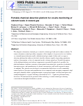 Cover page: Portable chemical detection platform for on-site monitoring of odorant levels in natural gas