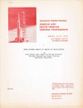 Cover page: Human Factors Testing in Weapon and Space Systems