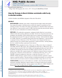 Cover page: Step-Up Therapy in Black Children and Adults with Poorly Controlled Asthma