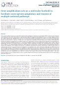 Cover page: Gene amplification acts as a molecular foothold to facilitate cross-species adaptation and evasion of multiple antiviral pathways