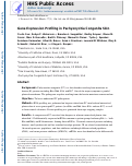 Cover page: Gene expression profiling in pachyonychia congenita skin