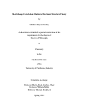 Cover page: Short-Range Correlation Models in Electronic Structure Theory