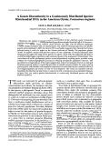 Cover page: A genetic discontinuity in a continuously distributed species: mitochondrial DNA in the American oyster, Crassostrea virginica.