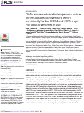 Cover page: CD4 is expressed on a heterogeneous subset of hematopoietic progenitors, which persistently harbor CXCR4 and CCR5-tropic HIV proviral genomes in vivo.