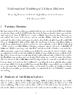 Cover page: Mathematical modeling of lithium batteries