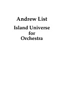 Cover page: Island Universe