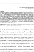 Cover page: Pueblos originarios, saber ambiental y descolonización epistémica