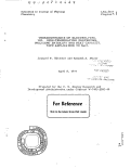 Cover page: THERMODYNAMICS OF ELECTROLYTES. VIII. HIGH-TEMPERATURE PROPERTIES, INCLUDING ENTHALPY AND HEAT CAPACITY, WITH APPLICATION TO NaCl