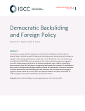 Cover page: Democratic Backsliding and Foreign Policy