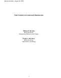 Cover page: THE CONTENT OF CORPORATE FEDERALISM