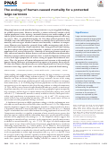 Cover page: The ecology of human-caused mortality for a protected large carnivore.