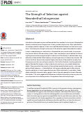 Cover page: The Strength of Selection against Neanderthal Introgression