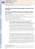 Cover page: Human leukocyte antigen B*57 does not fully explain hepatitis C clearance in HIV controllers