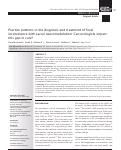 Cover page: Practice patterns in the diagnosis and treatment of fecal incontinence with sacral neuromodulation: Can urologists impact this gap in care?