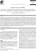 Cover page: Dopamine genes and ADHD