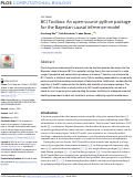 Cover page: BCI Toolbox: An open-source python package for the Bayesian causal inference model.