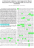 Cover page: A Safety-Focused Admittance Control Approach for Physical Human-Robot Interaction with Rigid Multi-Arm Serial Link Exoskeletons