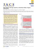 Cover page: High Methane Storage Capacity in Aluminum Metal–Organic Frameworks