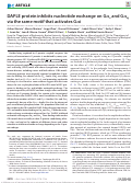 Cover page: DAPLE protein inhibits nucleotide exchange on Gαs and Gαq via the same motif that activates Gαi