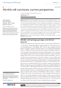 Cover page: Hürthle cell carcinoma: current perspectives