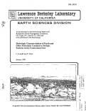 Cover page: Hydrologic Characterization of Faults and Other Potentially Conductive Geologic Features in the Unsaturated Zone