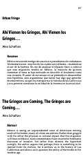 Cover page: The Gringos are Coming, The Gringos are Coming...