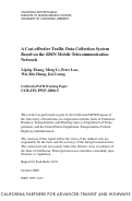 Cover page: A Cost-effective Traffic Data Collection System Based on the iDEN Mobile Telecommunication Network