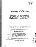 Cover page: RESONANT EXTRACTION STUDIES FOR THE BEVATRON