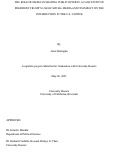 Cover page: THE ROLE OF MEDIA IN SHAPING PUBLIC OPINION: A CASE STUDY OF PRESIDENT TRUMP’S USE OF SOCIAL MEDIAAND ITS IMPACT ON THE INSURRECTION IN THE U.S. CAPITOL