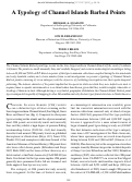 Cover page: A Typology Of Channel Islands Barbed Points